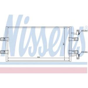 радиатор за климатик NISSENS 940119 
