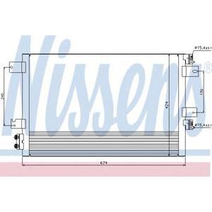 радиатор за климатик NISSENS 940151 