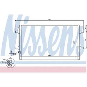 радиатор за климатик NISSENS 940154 