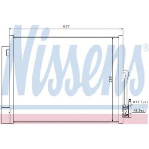 радиатор за климатик NISSENS 940156 
