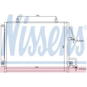 радиатор за климатик NISSENS 940166