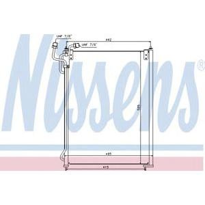 радиатор за климатик NISSENS 940180 