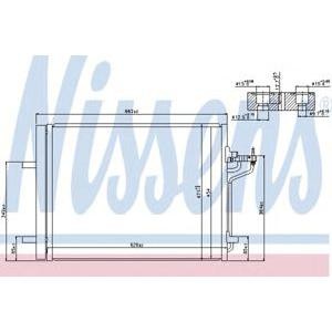 кондензатор, климатизация NISSENS 940183 