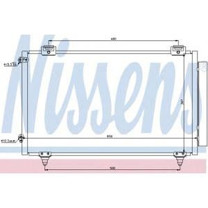 кондензатор, климатизация NISSENS 940299
