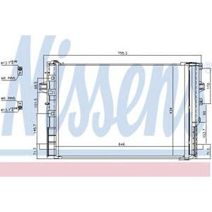 кондензатор, климатизация NISSENS 940322