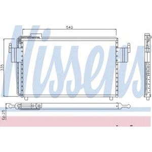 радиатор за климатик NISSENS 94102 