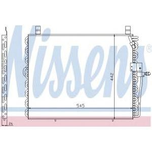 радиатор за климатик NISSENS 94176