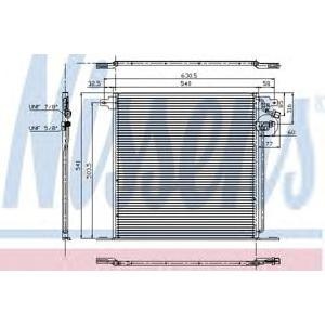 радиатор за климатик NISSENS 94226