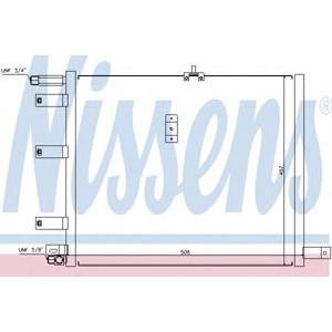 радиатор за климатик NISSENS 94300 