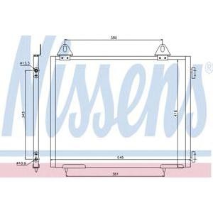 радиатор за климатик NISSENS 94327