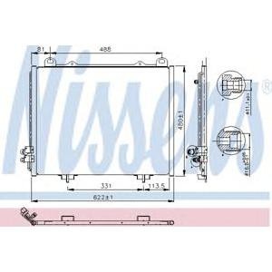 радиатор за климатик NISSENS 94285 