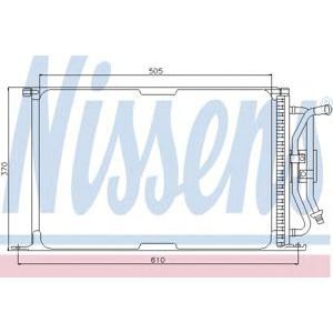 радиатор за климатик NISSENS 94277 