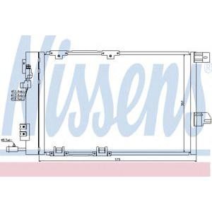 радиатор за климатик NISSENS 94384