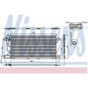 радиатор за климатик NISSENS 94503 