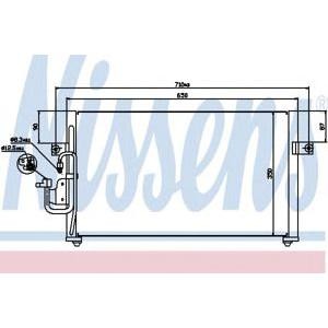 радиатор за климатик NISSENS 94037