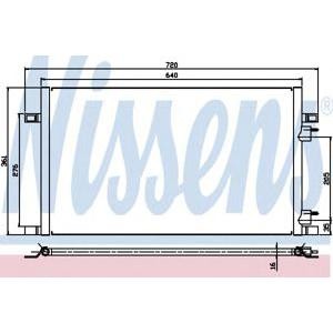 радиатор за климатик NISSENS 94386