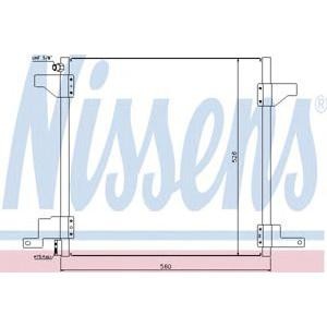 радиатор за климатик NISSENS 94390 