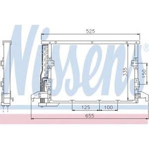 радиатор за климатик NISSENS 94406 
