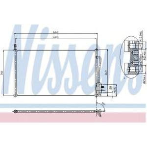 радиатор за климатик NISSENS 94432 