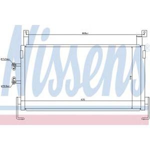 радиатор за климатик NISSENS 94467