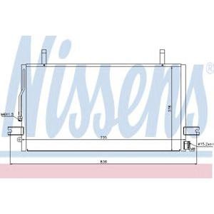 радиатор за климатик NISSENS 94500