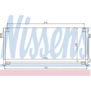 радиатор за климатик NISSENS 94507 