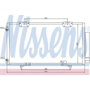радиатор за климатик NISSENS 94540