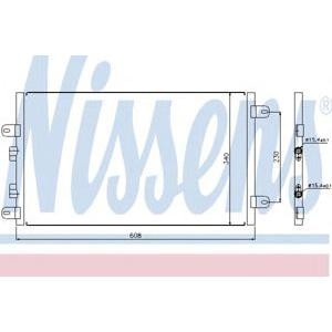 радиатор за климатик NISSENS 94552 