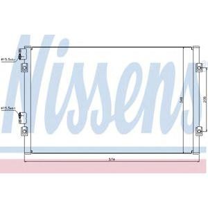 радиатор за климатик NISSENS 94555 