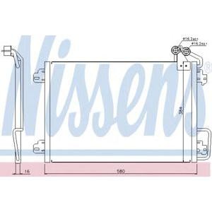 радиатор за климатик NISSENS 94572 