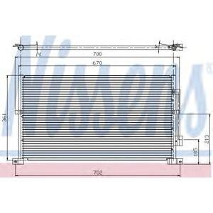 радиатор за климатик NISSENS 94585 