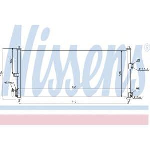 радиатор за климатик NISSENS 94616 