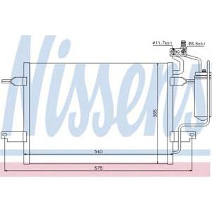радиатор за климатик NISSENS 94624