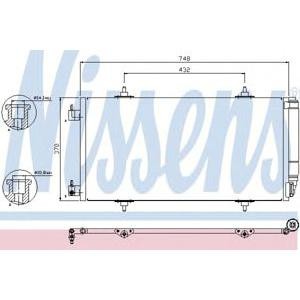 радиатор за климатик NISSENS 94629