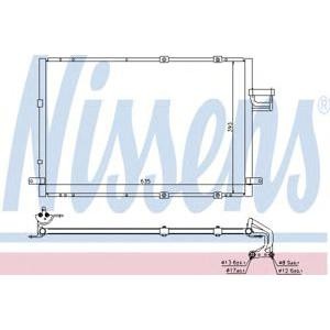 радиатор за климатик NISSENS 94637