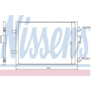 радиатор за климатик NISSENS 94656 