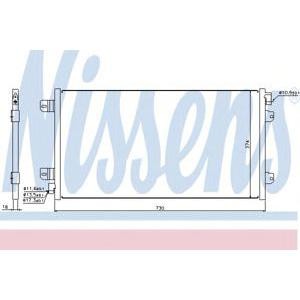 радиатор за климатик NISSENS 94659 