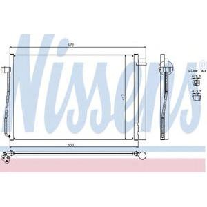 радиатор за климатик NISSENS 94679