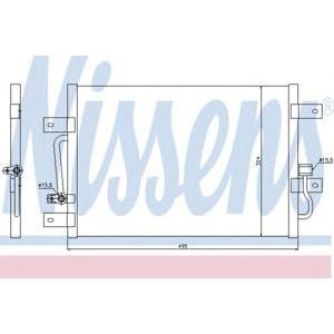 радиатор за климатик NISSENS 94692 