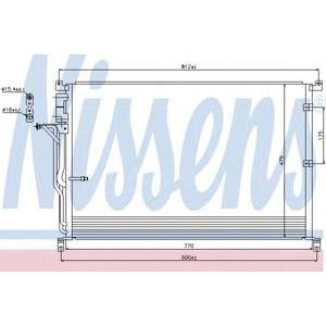 радиатор за климатик NISSENS 94724 