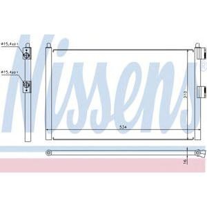 радиатор за климатик NISSENS 94728 