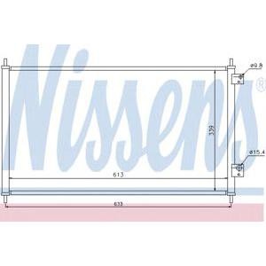 радиатор за климатик NISSENS 94733