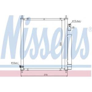 радиатор за климатик NISSENS 94734