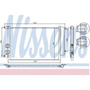 радиатор за климатик NISSENS 94744 