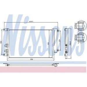 радиатор за климатик NISSENS 94746