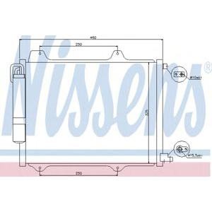 радиатор за климатик NISSENS 94754
