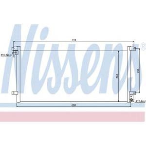 радиатор за климатик NISSENS 94756