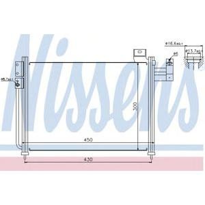 радиатор за климатик NISSENS 94766