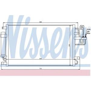радиатор за климатик NISSENS 94801 
