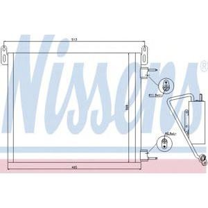 радиатор за климатик NISSENS 94805 